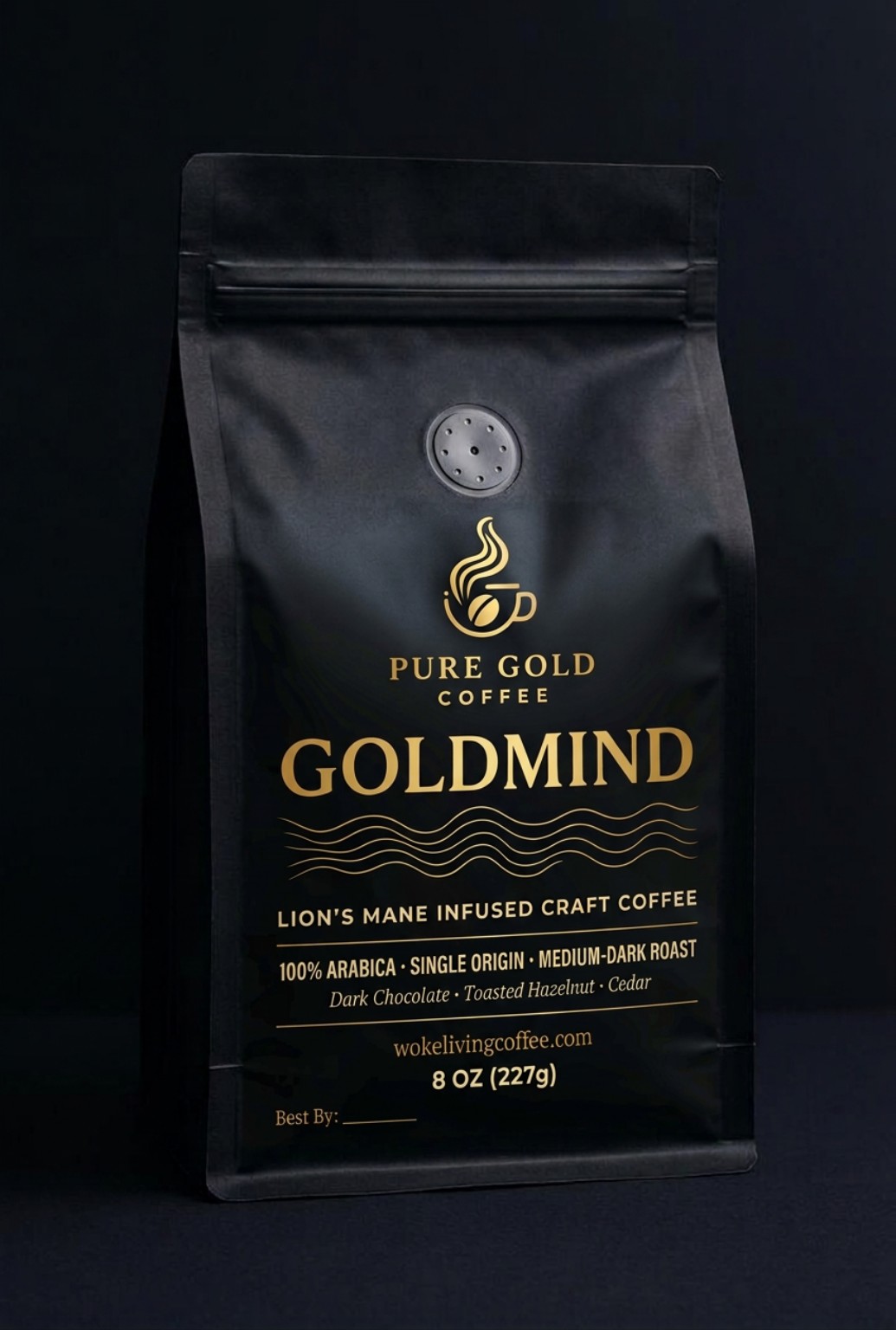 Pure Gold Coffee bag